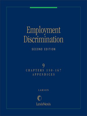 cover image of Larson's Employment Discrimination